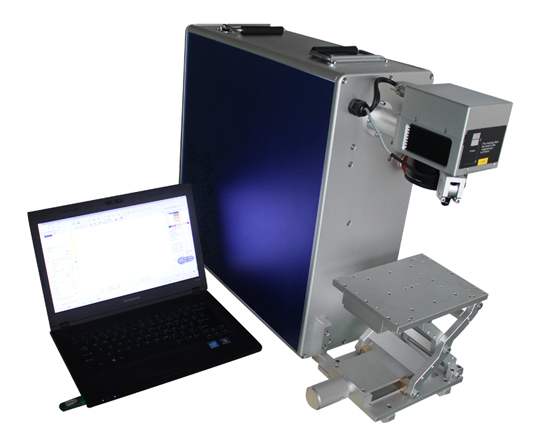 Portable shape fiber laser marking machine